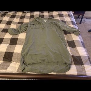 This is a really cute shirt dress